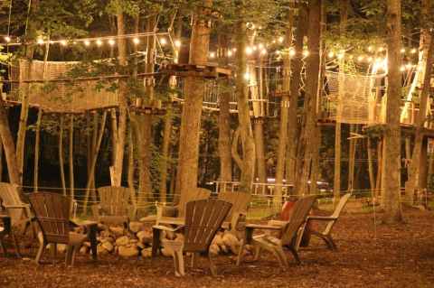 This Illuminated Adventure Park In Connecticut Takes Outdoor Fun To A Whole New Level