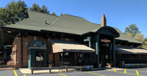 This Historic Train Depot Near Buffalo Is Now A Beautiful Restaurant Right On The Tracks