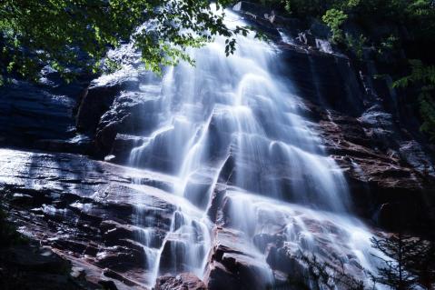 This New Hampshire Waterfall Is The Coolest Thing You'll Ever See For Free