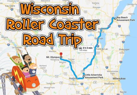 Visit 10 Wisconsin Roller Coasters On One Weekend Road Trip