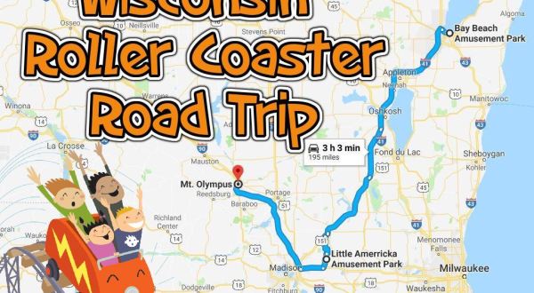 Visit 10 Wisconsin Roller Coasters On One Weekend Road Trip