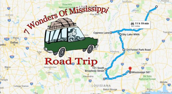 This Scenic Road Trip Takes You To All 7 Wonders Of Mississippi