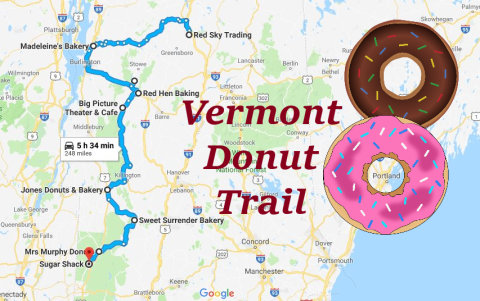 Take The Vermont Donut Trail For A Delightfully Delicious Day Trip