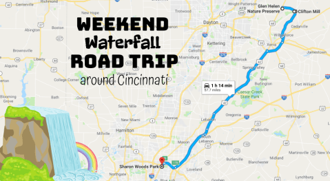Here's The Perfect Weekend Itinerary If You Love Exploring Cincinnati's Waterfalls