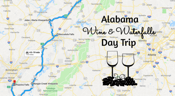 Take A Day Trip To The Best Wine And Waterfalls In Alabama