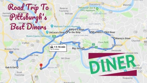 The Road Trip To The Best Diners Around Pittsburgh Will Take You Back In Time