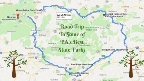 Here's The Perfect Weekend Trip If You Love Exploring Pennsylvania's State Parks
