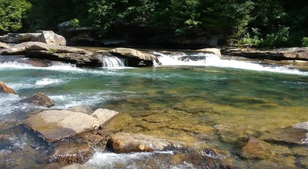 The Crystalline Clear Water In This West Virginia Swimming Hole Is Almost Too Good To Be True