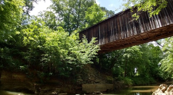 The Oldest Remaining Covered Bridge In North Carolina Is A Hidden Gem Everyone Should Visit