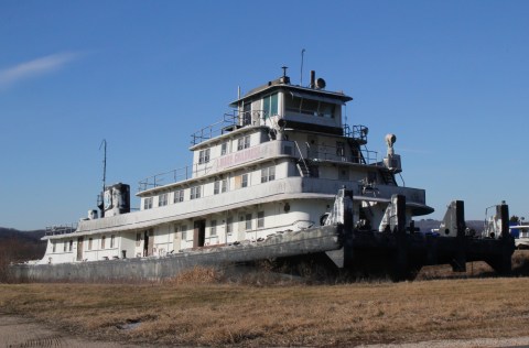 The Eerily Fascinating Mystery Behind The Spooky Abandoned Ghost Ship In Wisconsin