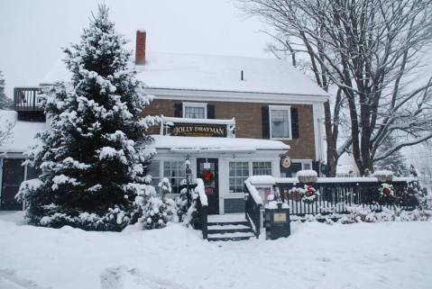 Everything Is Jolly At This British Pub Hiding In A Rural Maine Inn
