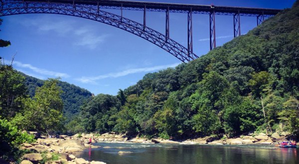 Travel 800 Feet To The Bottom Of The New River Gorge On This Scenic West Virginia Road