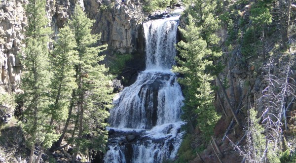 Take This Easy Trail To An Amazing Triple Waterfall In Wyoming
