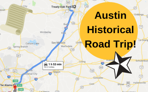 This Road Trip Takes You To The Most Fascinating Historical Sites Around Austin