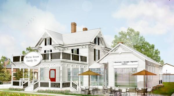 This Reconstructed 1900 Prairie Home Is Now A Popular Indiana Candy Store