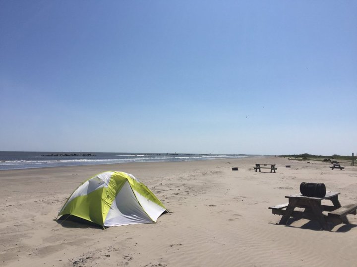 Beach Camping In Louisiana