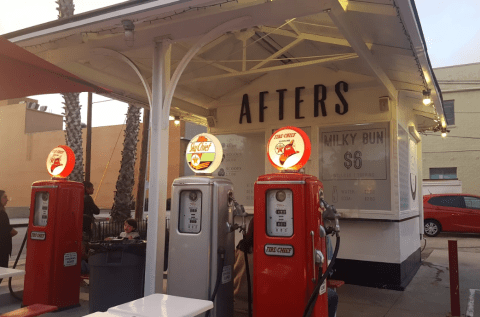 This Southern California Ice Cream Shop Used To Be A Gas Station And It's Outrageously Charming