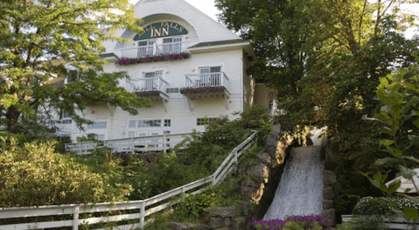 This Charming New Hampshire Restaurant Is Steps Away From A Little-Known Waterfall