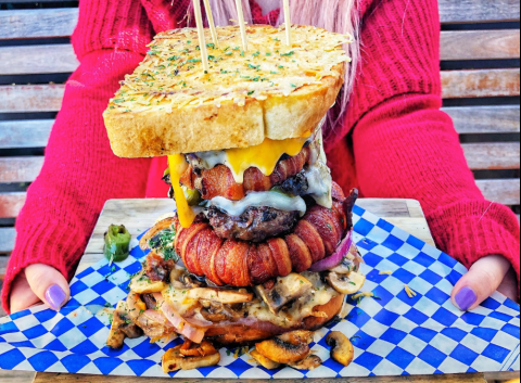 The Burgers At This Southern California Restaurant Are So Massive They Should Actually Be Illegal