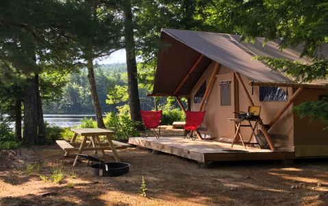 This Amazing, Luxury ‘Glampground’ In New Hampshire Will Blow Your Mind