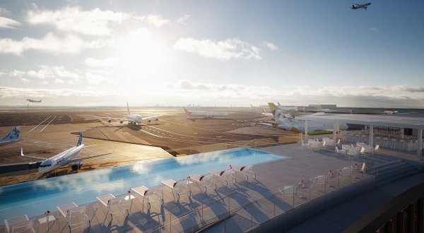 This New York Airport Is Getting A Rooftop Pool Just In Time For Summer