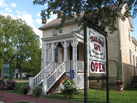 The Kansas Restaurant That Literally Serves You A Side Of History With Your Meal