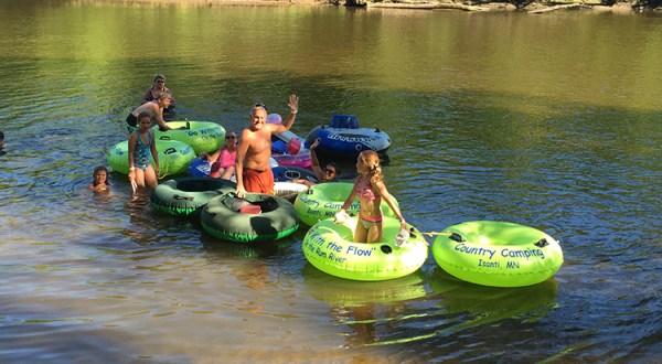 The River Campground In Minnesota Where You’ll Have An Unforgettable Tubing Adventure