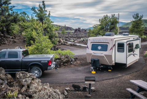 This Idaho Campground Is Located On A Lava Field And The Scenery Is Absolutely Spectacular
