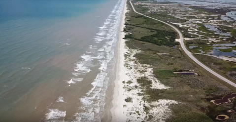 Mesmerizing Blue Water Has Once Again Returned To This Texas Beach And We Can't Wait To Visit