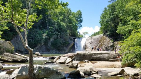 This North Carolina Beach And Waterfall Will Be Your New Favorite Paradise
