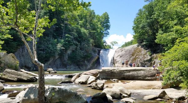 This North Carolina Beach And Waterfall Will Be Your New Favorite Paradise