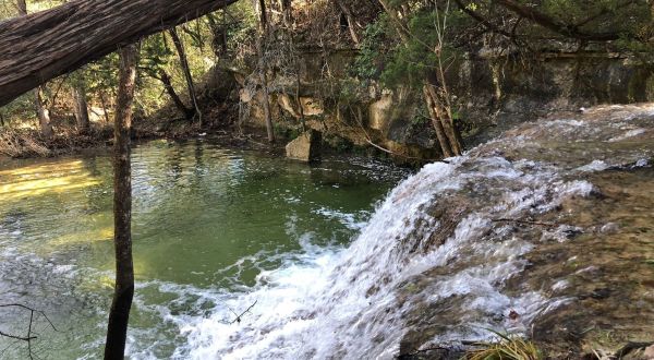 The Hike To This Little-Known Austin Waterfall Is Short And Sweet
