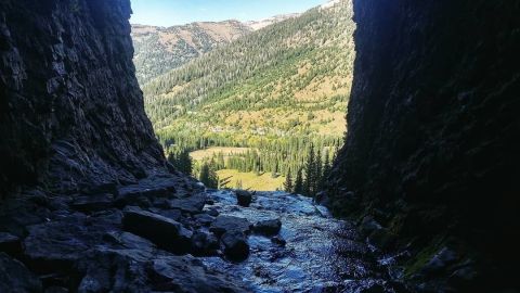This Waterfall Canyon Cave In Wyoming Is Worthy Of A Little Adventure