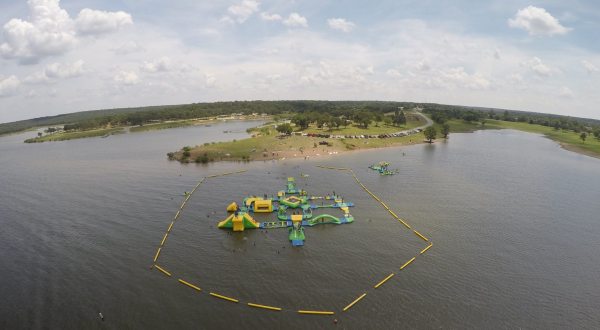 This Giant Inflatable Water Park In Oklahoma Proves There’s Still A Kid In All Of Us