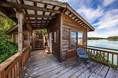 Spend The Night Over The Water In A Pier Cabin At This Secluded Alaskan Lodge
