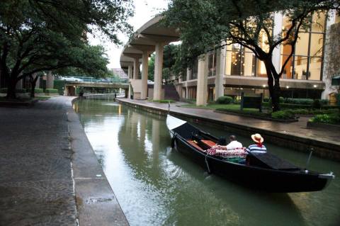 Take A Ride On This One-Of-A-Kind Canal Boat In Texas