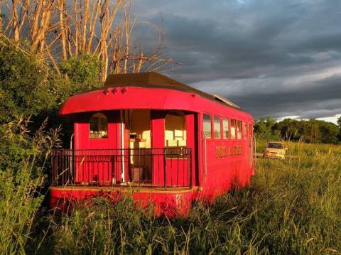 Spend The Night In This Rustic Caboose With Mountain Views In Vermont