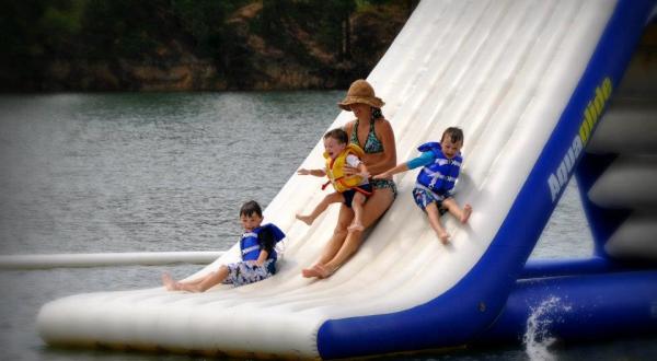 This Giant Inflatable Water Park Near New Orleans Proves There’s Still A Kid In All Of Us