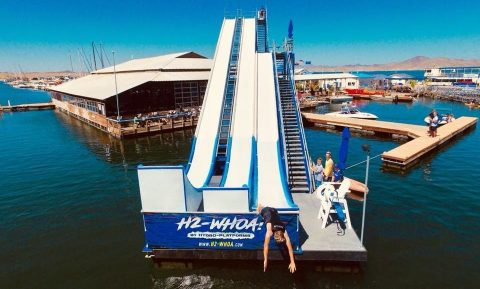 The World's Tallest Floating Waterslide Is In Arizona And It Belongs On Your Summer Bucket List