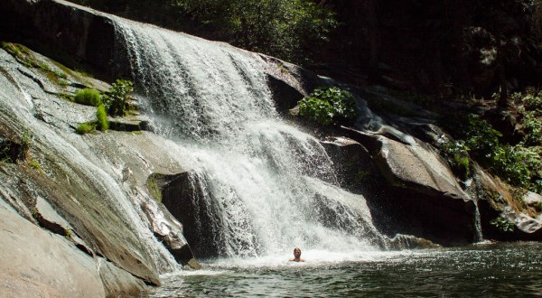 This Waterfall Swimming Hole In Northern California Is So Hidden You’ll Probably Have It All To Yourself