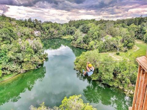 Some Of The Highest And Longest Zip Lines In Florida Can Be Found At This One Awesome Adventure Park