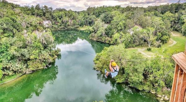 Some Of The Highest And Longest Zip Lines In Florida Can Be Found At This One Awesome Adventure Park