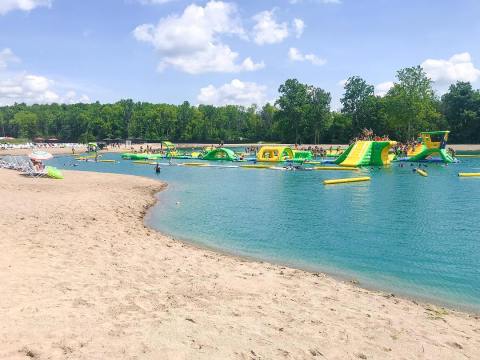 This Giant Inflatable Water Park In Ohio Proves There’s Still A Kid In All Of Us