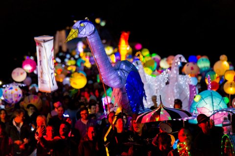 This Spectacularly Colorful Lantern Festival & Parade In Georgia Is The Perfect Summer Experience