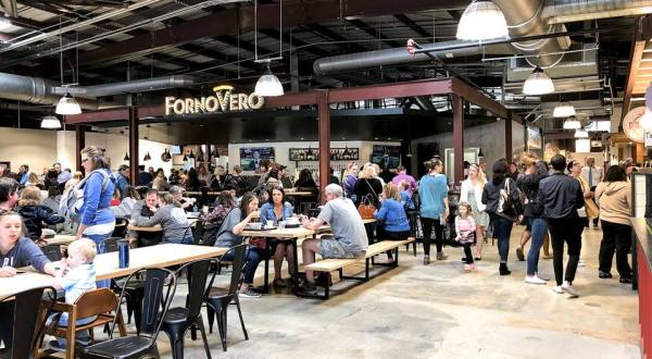 The Gargantuan Food Hall In Georgia Clocks In At Over 18,500-Square Feet Of Deliciousness