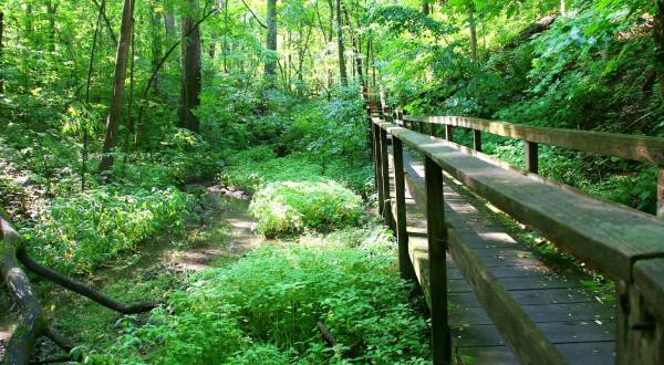 Hike To An Abandoned Village At Mounds State Park In Indiana