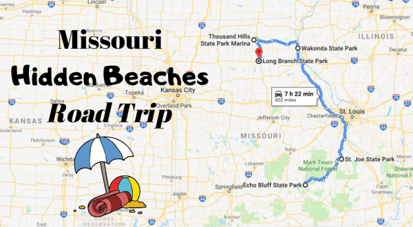 The Hidden Beaches Road Trip That Will Show You Missouri Like Never Before