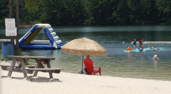 This Hidden Beach And Aqua Park In Louisiana Is Worth A Road Trip From Any Corner Of The State