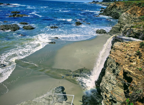 This Northern California Beach And Waterfall Will Be Your New Favorite Paradise