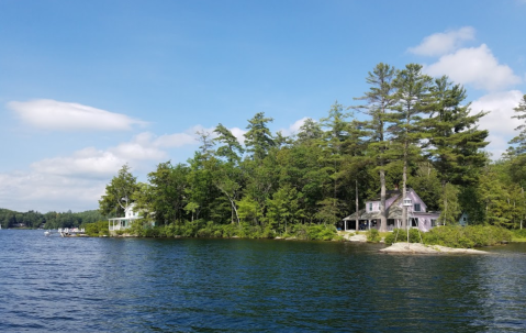 Get Away From It All At This Crystal Clear Lake In New Hampshire